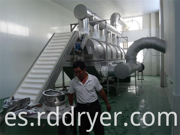 Sodium Chloride Vibrating Fluid Bed Drying Machine